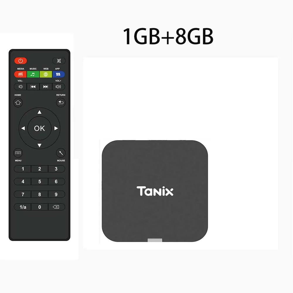 TX1 Android 10 TV Box 2.4G WIFI 4K HDR 3D 8GB 16GB Allwinner H313 Quad Core Global Media Player DC 5V/2A