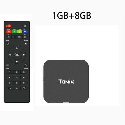TX1 Android 10 TV Box 2.4G WIFI 4K HDR 3D 8GB 16GB Allwinner H313 Quad Core Global Media Player DC 5V/2A