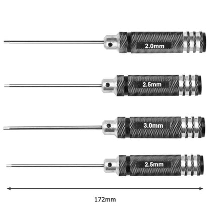 7Pcs Titanium Plating Mini Precision Hex Screwdriver Tool Set Allen Driver for RC Helicopter Drone Aircraft Model Repair Tools