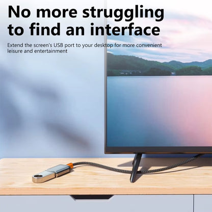 6A USB 3.0/2.0 USB Extension Cable for Smart Laptop PC TV Xbox One SSD USB Extension Cable Extender Cord Mini Fast Speed Cable