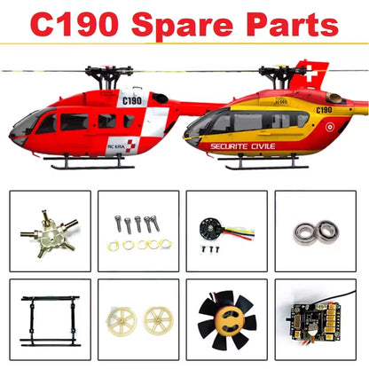 RC ERA C190 H145 RC Helicopter Spare Parts Accessories Body Shell ESC Blade Main Board Tail Motor Bearing Gear Servo Shaft Etc