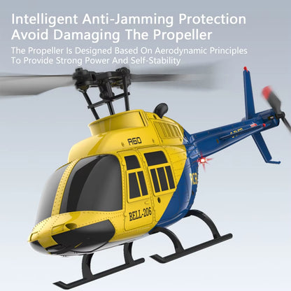A60 4CH RC Helicopter 1/42 RC EAR RTF 2.4G Remote Control Helicopter Optical Flow Localization Altitude Hold Aircraft Model