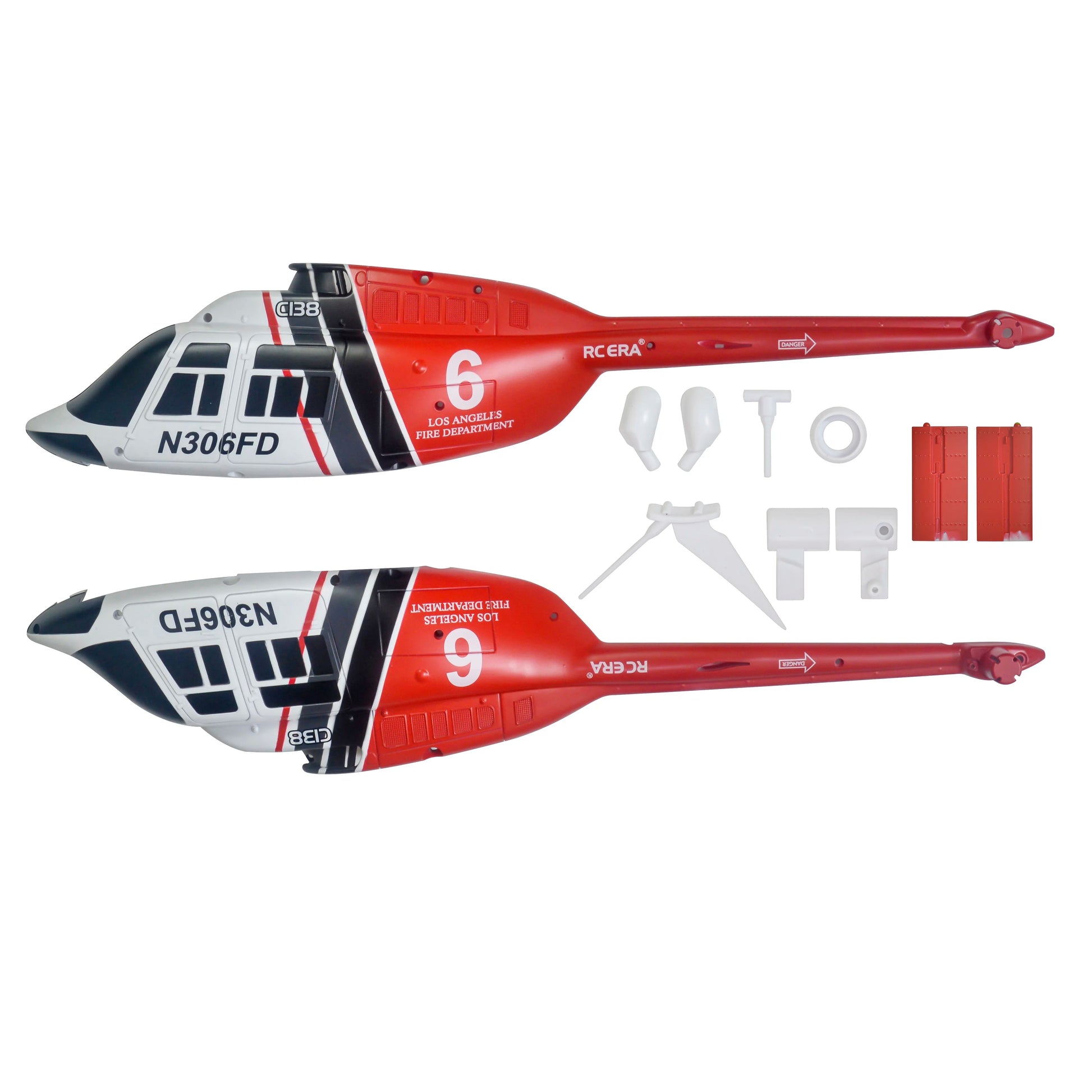 RC ERA C138 Bell 206 RC Helicopter Spare Parts Accessories Body Shell Cover Spindle Blade Main Board Motor Bearing Gear Servo