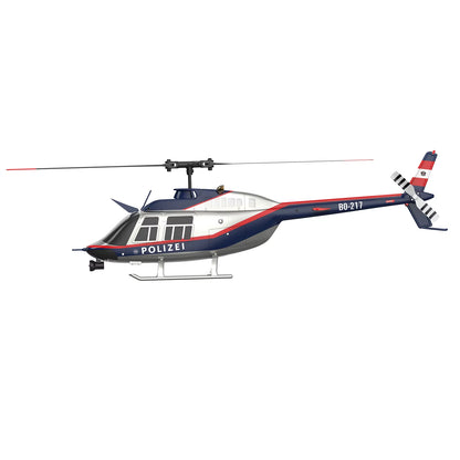 C138 BELL 206 Jet Ranger 6-Axis Gyro Stabilized Altitude Hold 4Ch RC Helicopter Aircraft Hobby for Adults -RTF