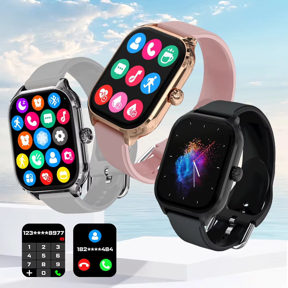 New H9 Men'S and Women'S Smartwatch 2025 Sports Smartwatch DIY Surface Bluetooth Talking Smartwatch for Android IOS